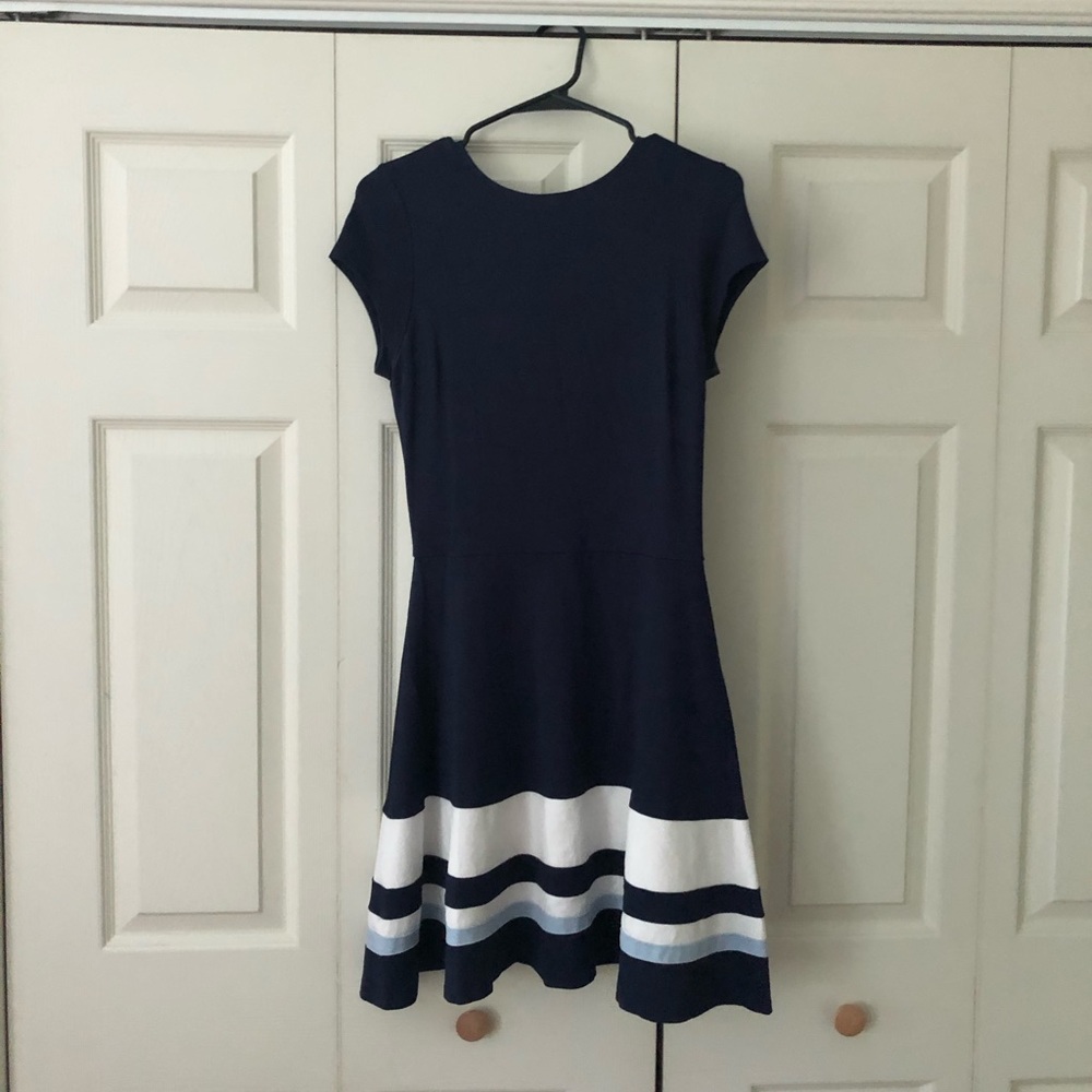 NWOT Striped Navy Lord & Taylor summer dress!